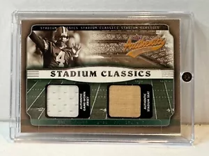 Brett Favre 2002 Donruss Classics Stadium Stars Stadium Seat Jersey Relic Packer - Foto 1 di 4