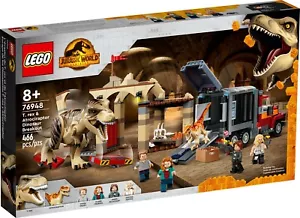 LEGO Jurassic World 76948 - La Fuga del T. Rex e dell’Atrociraptor NUOVO NEW
