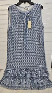Sophie Max • Blue & White Floral Mirabelle Dress Size Small NEW NWT summer Flow - Picture 1 of 3