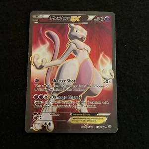 Pokemon MEWTWO EX 158/162 (Ultra Rare Full Art) BREAKthrough - MP/Mod Play - Picture 1 of 3