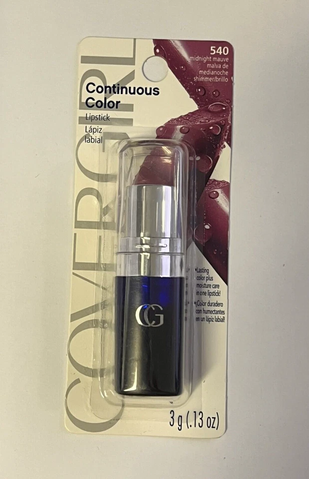 COVERGIRL Continuous Color Lipstick Midnight Mauve 540 0.11 Oz