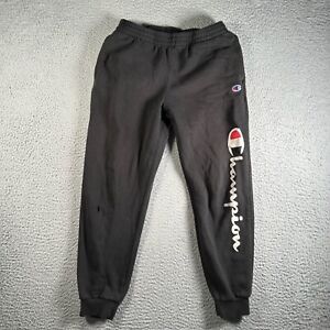 Champion Pants Womens Large Black Jogger Sweatpant Casual Work Out Ladies