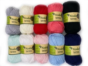 GOMITOLI DI COTONE NATURALE 100% BAMBOO GR.50 - Foto 1 di 11
