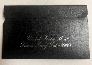 1997-S US Mint Silver Proof Set 5 Coin Set OGP Original Government Packaging - Picture 1 of 3