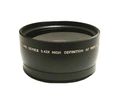 Wide Angle Lens For Fuji HS50EXR HS35EXR HS33EXR HS30EXR HS25EXR HS22EXR HS20EXR - Image 1 of 4