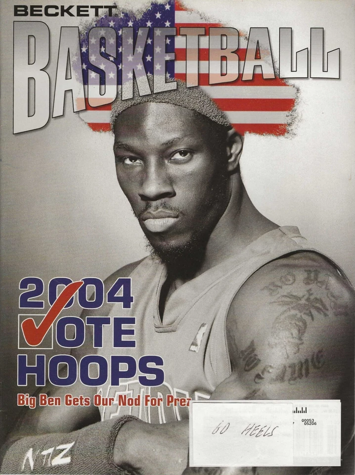 REVISTA DE BASQUETE BECKETT OUTUBRO 2004 BEN WALLACE 2004 AROS DE VOTAÇÃO PISTÕES DETROIT - Imagem 1 de 1