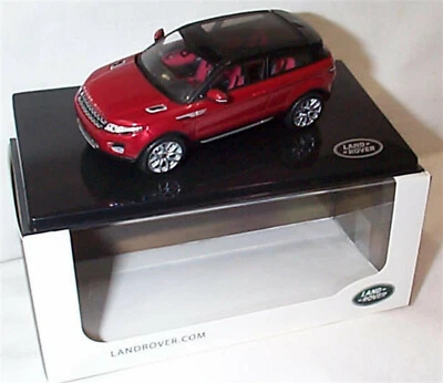 Range Rover Evoque 3 Door Firenze Red Dealer Model 1-43 Scale New in Case - Image 1 of 2