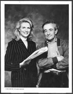 Candice Bergen Director Louis Malle Murphy Brown Original 1990s CBS Photo - Picture 1 of 2