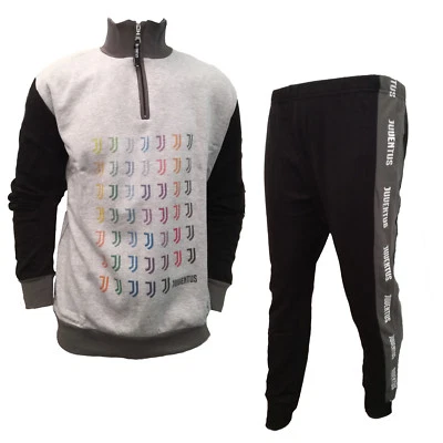 Juventus Tuta Pigiama JU14069 Felpa Cotone Uomo