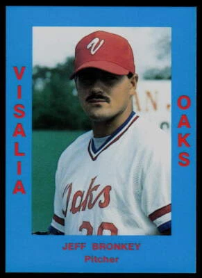 1988 Cal League Jeff Bronkey Visalia Oaks - Image 1 of 2