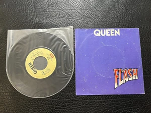 QUEEN - flash LP 7", 45 RPM, Single 1980 glam rock - Picture 1 of 2