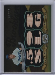 2009 Topps Triple Threads Duke Snider Game Used Relic /27 #TTR-78