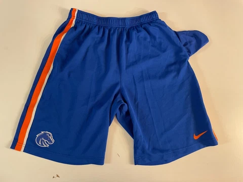 Nike Shorts Men's Medium Boise State Broncos  Blue/Orange Inseam Sports Lounge Cover
