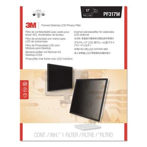 3M™ Framed Desktop Privacy Filter for 17" Widescreen Monitor (16:10) - PF317W - Picture 1 of 1