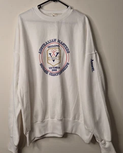 Australian Masters Squash Championships 1990 Geelong Jumper Pullover Size 24 - Picture 1 of 5