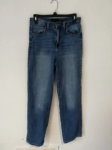Kendall + Kylie High Rise Skater Jeans Size Medium Wash Blue 5/27 - Picture 1 of 12