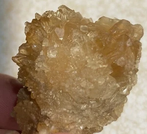 Rough 100% Natural Golden Calcite Crystal Cluster #53 See Description - Picture 1 of 8