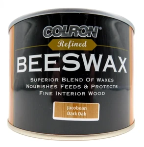 Colron raffiniertes Bienenwachs - JACOBEAN DARK OAK - 400g - füttert & schützt - Bild 1 von 4