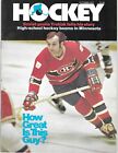 Magazine de hockey vintage octobre 1977 gars Lafleur Vladislav Tretiak gardien russe