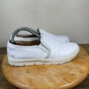 Nurse Mates Adela Slip-On White Leather Walking Shoe Women's Size 9.5 M - Picture 1 of 8