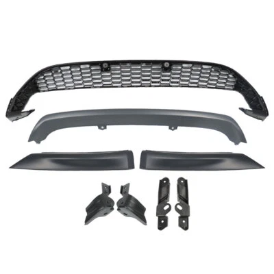 For Ford Focus 2015 2016 Mesh Front Bumper Cover Lower Grille With 3 Front Lips - Image 1 of 4