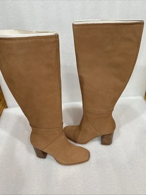 Dolce Vita Mujer Fynn Hasta la Rodilla Moda Bota Marrón Nubuck Talla 7 Nueva Foto 1 de 4