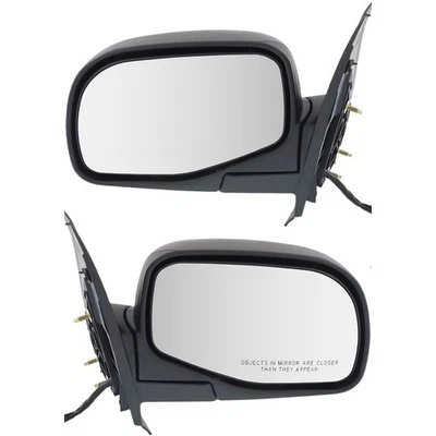 Set Of 2 Mirror Power For 1995-2003 Ford Explorer Left And Right Manual Folding - Image 1 of 4