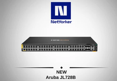 JL728B NEW HPE Aruba CX 6200F 48G Class‑4 PoE 4SFP+ 740W Switch -Fast Shipping - Image 1 of 4