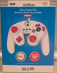 CONTROLLER CONTROLLER CONTROLLER YOSHI WIRED FIGHT PAD NINTENDO WII U WIIU SMASH BROS - Bild 1 von 3