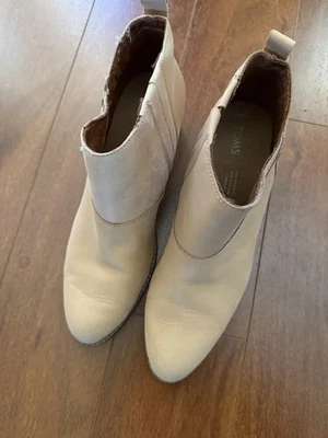 Botines Toms Marrón Claro Talla 8.5 Pull On Elástico Elástico  Foto 1 de 4