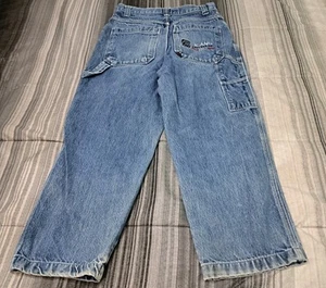 Vintage FUBU Jeans The Collection Cargo Damengröße 12 oder 28 x 25 Carpenter Y2K - Bild 1 von 8