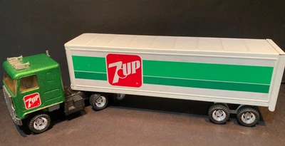 Semirremolque y tractor Ertl 7 UP de colección 19” 1/32 años 80 excelente estado raro Foto 1 de 4