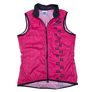 Gilet ciclismo donna Voler rosa vento nuovo completo di zip confezionabile - Foto 1 di 13