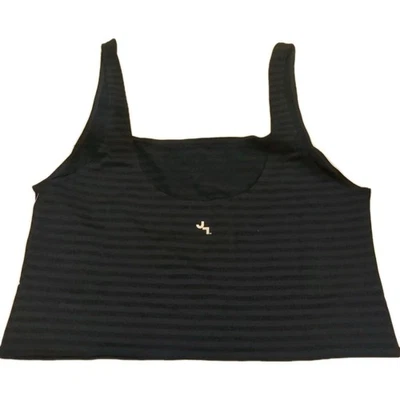 Top deportivo JOYLAB Joy Lab Target azul marino con rayas - talla L Foto 1 de 2