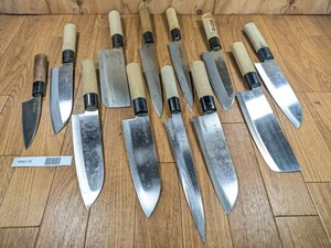 Lote dañado de cuchillos de cocina de chef japonés hocho set de Japón NN019 - Imagen 1 de 20
