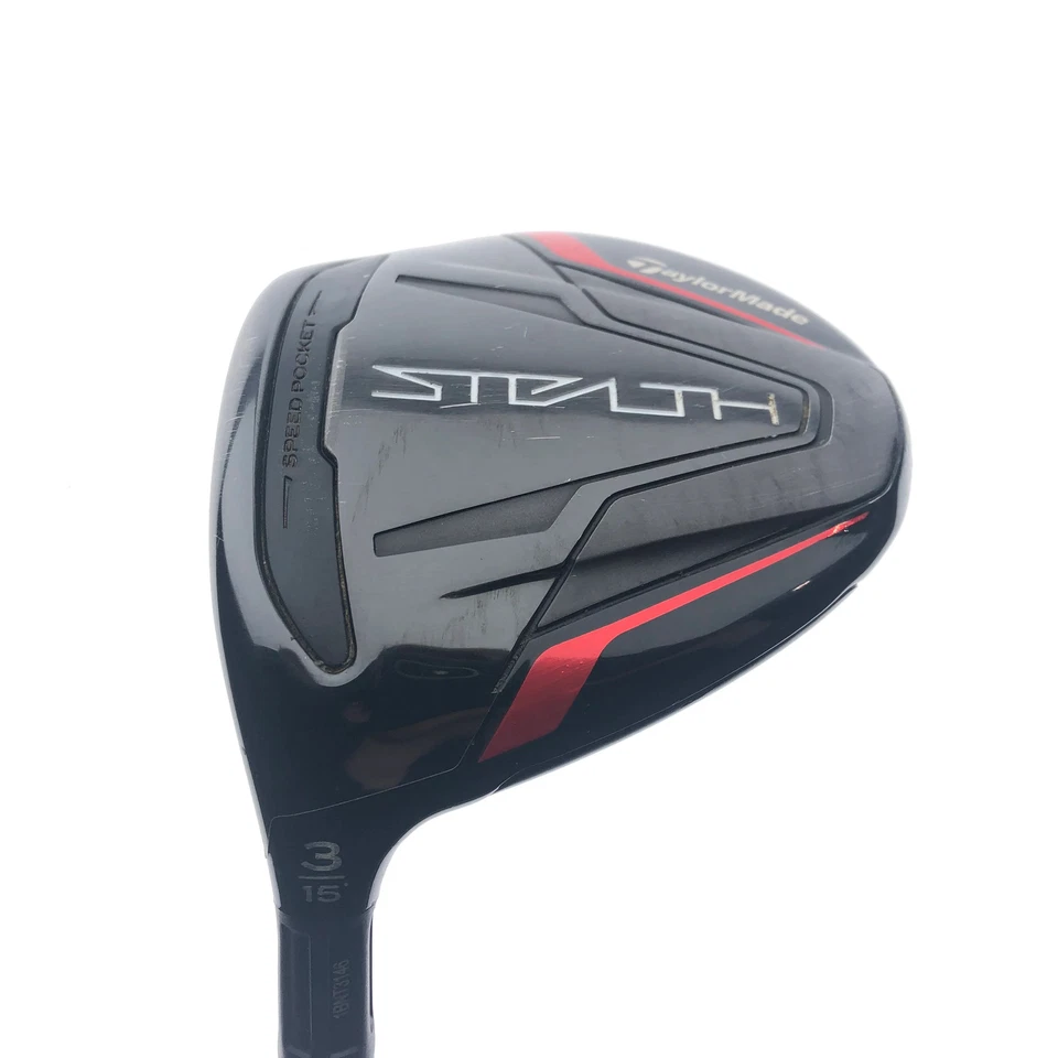 Used TaylorMade Stealth 3 Fairway Wood / 15 Degrees / Stiff Flex / Left-Handed - Image 1 of 4