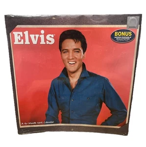 Calendar Elvis Presley 2015 16-Month "New" Unopened - Picture 1 of 9
