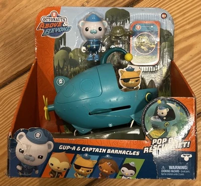 Juego de vehículos y figuras Octonauts Above & Beyond Gup-A y Captain Barnacles Foto 1 de 4