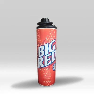 Combo de vaso/botella de agua de 20 onzas de acero inoxidable aislado rojo grande Foto 1 de 3