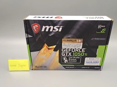 MSI GeForce GTX 1050 Ti 4GT LP Graphics Board GDDR5 128.0bit PCI Express 3.0 JP - Image 1 of 4