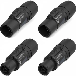 Je 2 Neutrik NAC3M-TRUE1-S & NAC3F-TRUE1-S 20A Power IN/OUT Kabelende - Bild 1 von 3