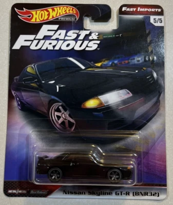 Nissan Skyline GT-R 2017 5/5 Hot Wheels Fast & Furious Fast Imports (BNR32) Foto 1 de 2