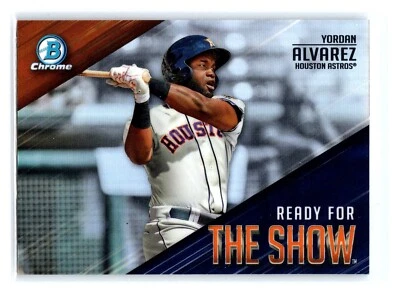 2019 Bowman Chrome Ready For The Show  #RFTS-17 Yordan Alvarez  - Image 1 of 2