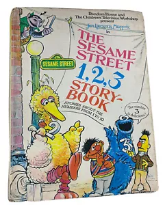 Vintage Sesame Street 123 Numbers 1-10 Storybook Picture 1973 - Picture 1 of 10