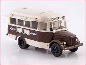 1:43 Soviet bus PAZ 659 Landladen russian Magazin Modimio №12 USSR UdSSR URSS - Picture 1 of 7
