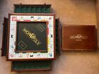 Very RARE 2006 DANBURY MINT Wooden Monopoly With Drawers Rotating Board Magnetic