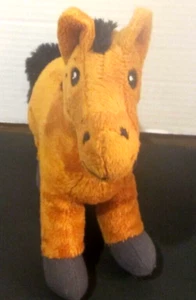Melissa & Doug Marrón 8" Peluche Caballo Poni con Melena Negra y Cola DT19060 - Imagen 1 de 3