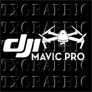 DJI Mavic Pro Decal Quadcopter Camera Drone Sticker Vinyl - Picture 1 of 2