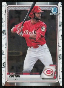 2020 Bowman Chrome Draft #BD104 Quin Cotton