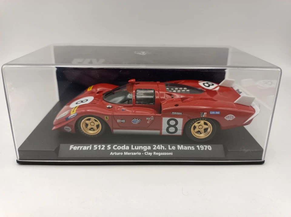 1/32 Fly Classic Ferrari 512 S Coda Lunga 24H Le Mans 1970 C71 Slot Car Lot 82 - Image 1 of 4